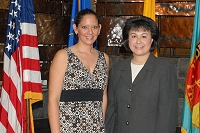 Theresa Harjo and Dr. Yvette Roubideaux